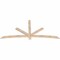 Ekena Millwork Alberta Smooth Timber Gable Bracket, Douglas Fir, 84"W x 38"H x 1 1/2"D x 3 1/2"F, 11/12 Pitch GBW084X38X0204ALB00SDF - alternate 4